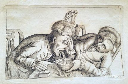 Plate 1 of Human Passions Delineated