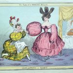 Inflating a Lady. The Toilet of a Modern Belle.